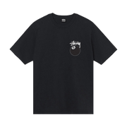 Stussy 8 Ball Pigment Dyed T-Shirt Black