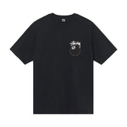 Stussy 8 Ball Pigment Dyed T-Shirt Black