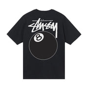 Stussy 8 Ball Pigment Dyed T-Shirt Black