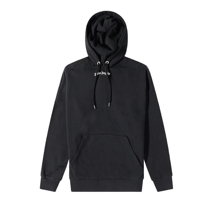 Palm Angels Logo Hoodie Black