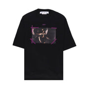OFF-WHITE Arrow Caravaggio Mercy T-Shirt Black/Purple/Multi