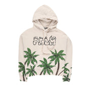 Palm Angels Palms And Skull Vintage Hoodie White