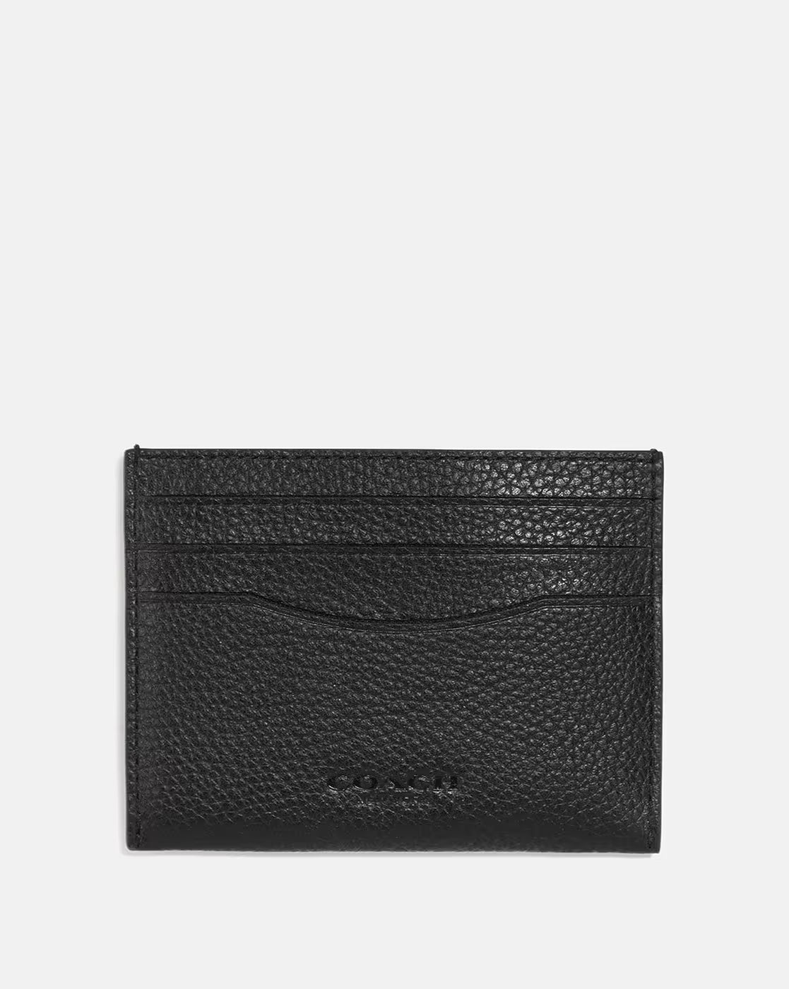 COACH Card Case with Signature Canvas