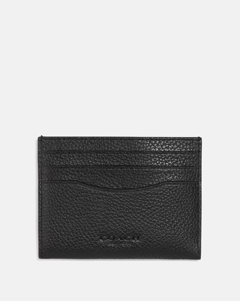 COACH Card Case with Signature Canvas