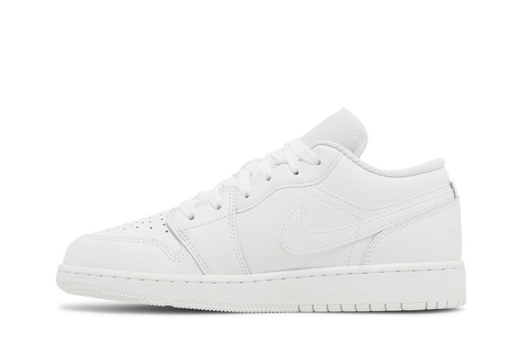 Air Jordan 1 Low GS Triple White 2023
