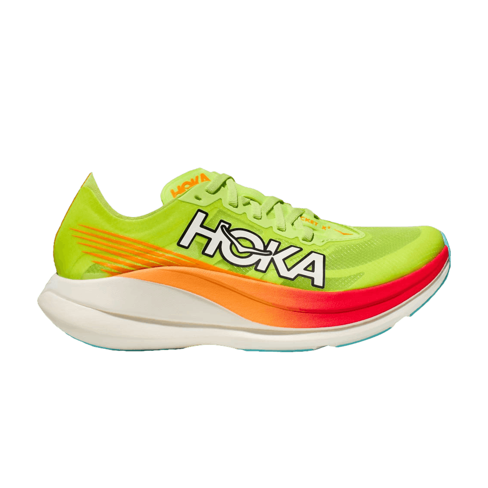 Hoka Rocket x 2 lettuce/solar flare