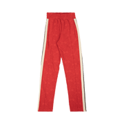 Palm Angels Terry Logo Track Pants Red