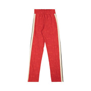 Palm Angels Terry Logo Track Pants Red
