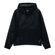 Stussy Cotton Mesh Hoodie Black
