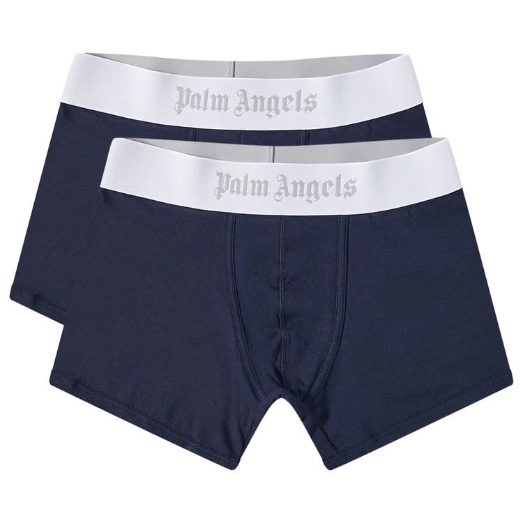 Palm Angels Boxer Shorts (2 Pack) Navy