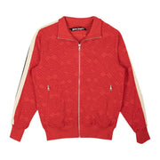 Palm Angels Logo Terry Track Jacket Red