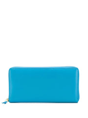 zip-around leather wallet