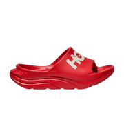 HOKA Ora Athletic Slide Vermillion White