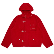 Supreme Canvas Clip Jacket Red