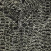 Supreme Croc Faux Fur Overcoat Black