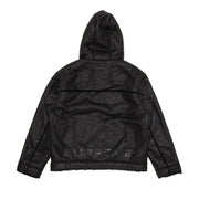 Supreme Faux Shearling Hooded Jacket Black