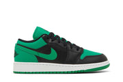 Air Jordan 1 Low GS Black Lucky Green