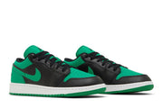 Air Jordan 1 Low GS Black Lucky Green
