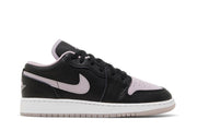 Air Jordan 1 Low SE GS Black Iced Lilac