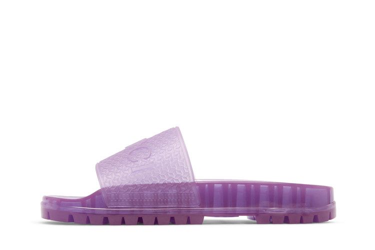 Gucci x adidas Wmns Adilette Slide Sandal 'Transparent Purple'
