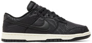 NIKE DUNK LOW BLACK CANVAS