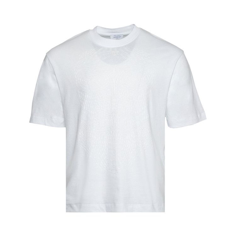 Off-White Body Stitch Skate Shorts-Sleeve T-Shirt White/White