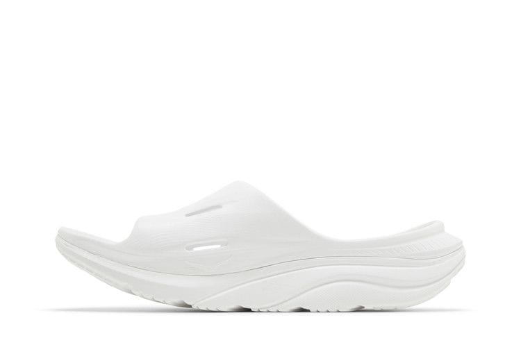 Hoka One One Ora Recovery Slide 3 White