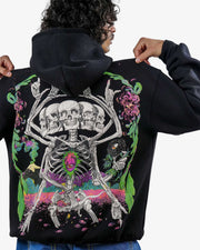 Hypnosis - Black Oversized Hoodie