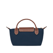 Longchamp Le Pliage Original Pouch with handle Navy - Recycled canvas