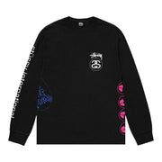 Stussy Test Strike Pigment Dyed Long-Sleeve T-Shirt Black
