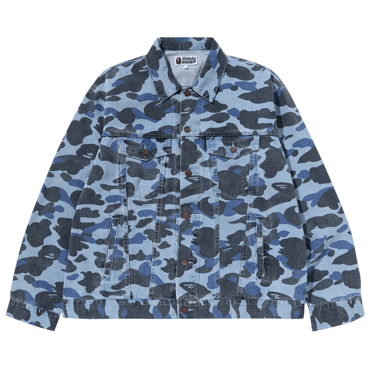 BAPE Color Camo Denim Jacket Indigo