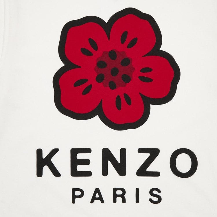 Kenzo Boke Flower Classic T-Shirt Off White