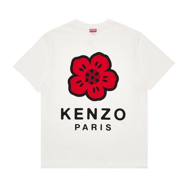 Kenzo Boke Flower Classic T-Shirt Off White