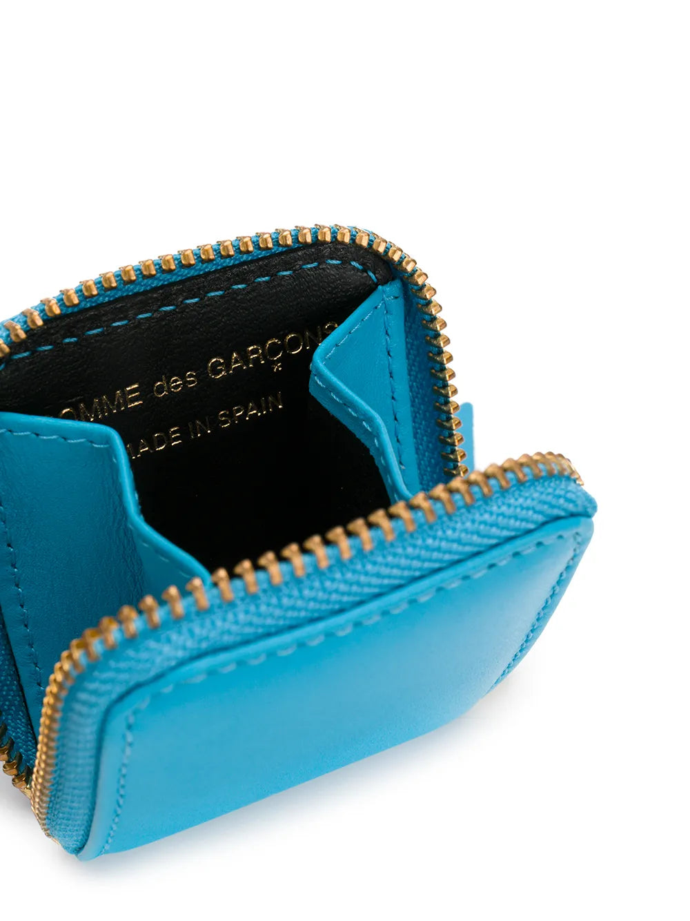 zip-around leather wallet