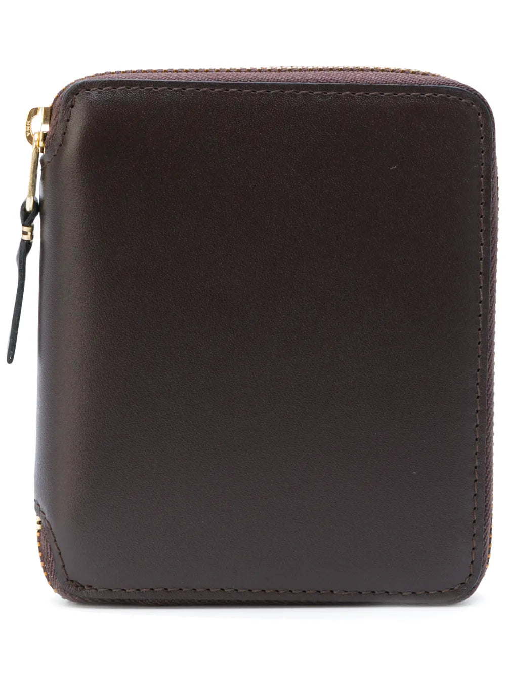 zip-around leather wallet