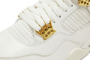 AIR JORDAN 4 RETRO Off WhiteMETALLIC GOLD-BLACK
