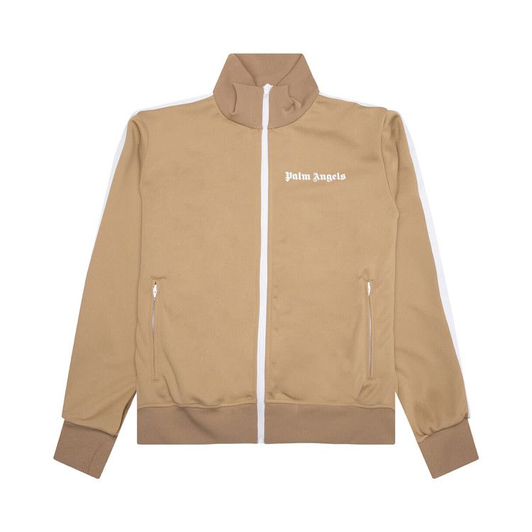 Palm Angels Classic Track Jacket Beige/White