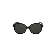 Balenciaga Round Frame Acetate Sunglasses Black/Grey
