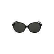 Balenciaga Round Frame Acetate Sunglasses Black/Grey