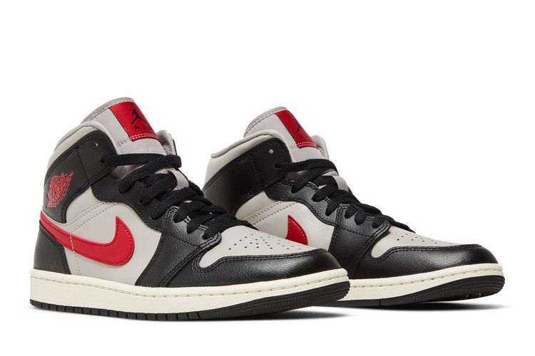 Wmns Air Jordan 1 Mid 'Black College Grey'
