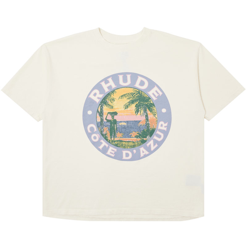 Rhude Lago T-Shirt Vintage White