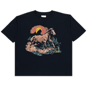 Rhude Santo T-Shirt Vintage Black