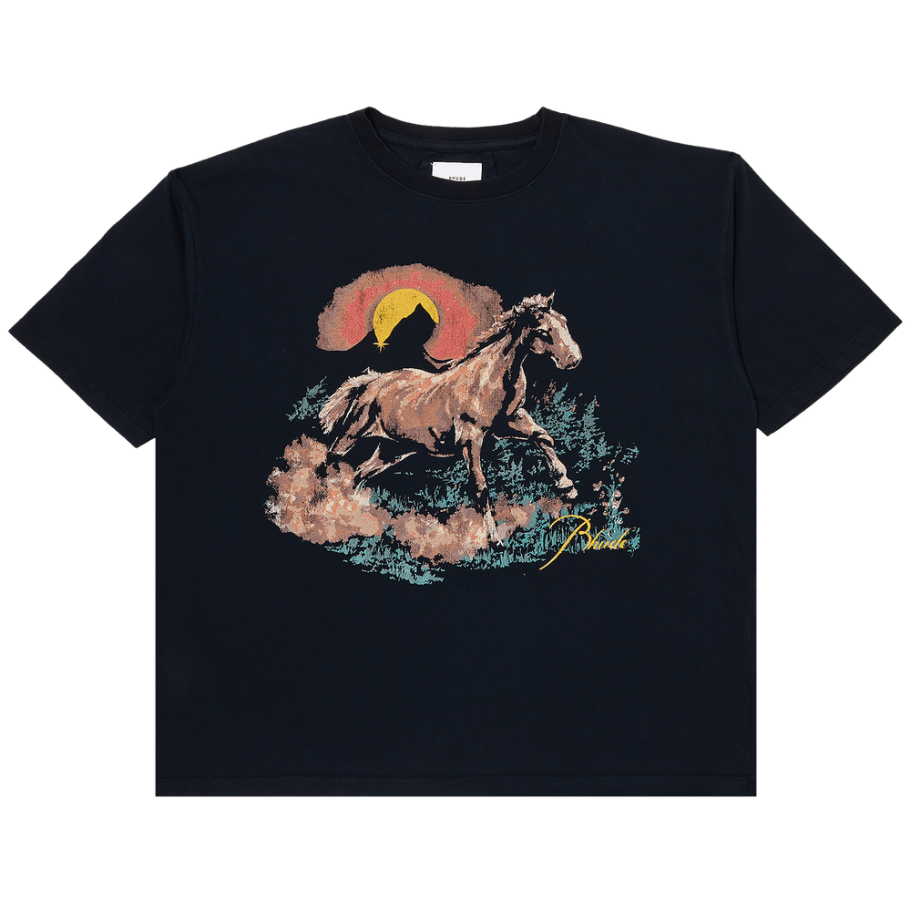 Rhude Santo T-Shirt Vintage Black