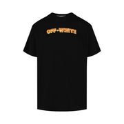 Off-White Arrows Print Crewneck T-Shirt Black/Orange