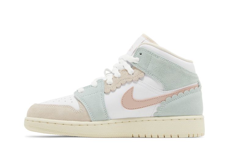 Air Jordan 1 Mid SE GS Scalloped Edge