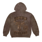 Cactus Jack by Travis Scott God's Country Zip Hoodie Brown