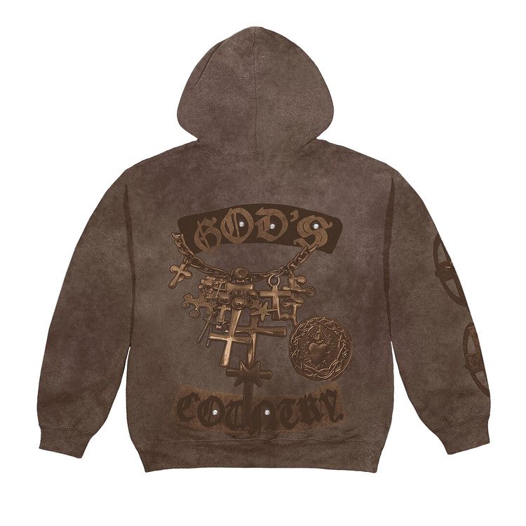 Cactus Jack by Travis Scott God's Country Zip Hoodie Brown