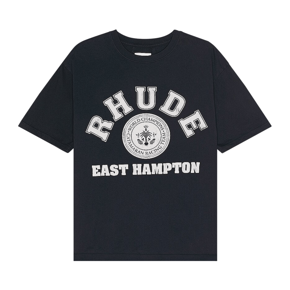 Rhude Hampton Catamaran T-Shirt Vintage Black