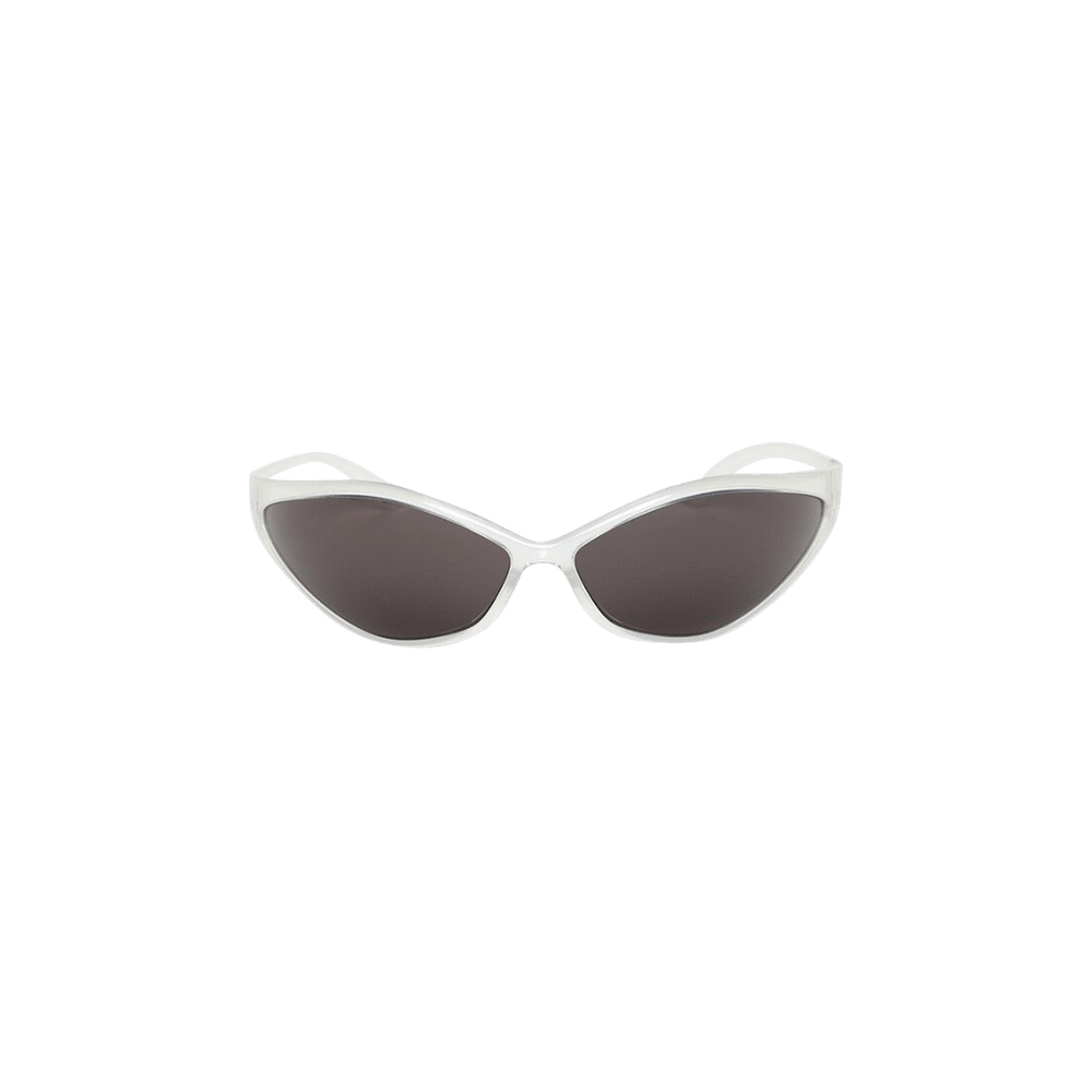 Balenciaga 90s Oval Sunglasses Crystal