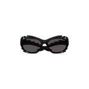Balenciaga Spike Rectangle Sunglasses Black